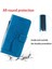 Baykuş Ağacı Deseni Deri Deri Cüzdan Stand Samsung Galaxy A22 5g (Ab Versiyonu) -Blue Için (Yurt Dışından) 2