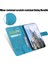 Baykuş Ağacı Deseni Deri Deri Cüzdan Stand Samsung Galaxy A22 5g (Ab Versiyonu) -Blue Için (Yurt Dışından) 3