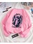 Yeni Sezon Kalın Geniş Pembe Oversize Pamuklu Carmelite Sırt Baskılı Sweatshirt 2