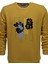 Erkek Baskılı Spor Sıfır Yaka Sweatshirt R2201 BGL-ST03191 3