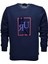 Erkek Baskılı Spor Sıfır Yaka Sweatshirt R2202 BGL-ST03189 1
