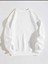 Bisiklet Yaka Beyaz Oversize Sweatshirt 1