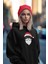 Siyah Merry Christmas Yeniyıl Kapşonlu Sweatshirt 1