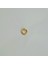 316 L Çelik Küçük Topçuklu Düz Halka Göbek Piercingi 6 mm Gold Renk 2