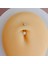 316 L Çelik Minimal Taşlı Göbek Piercingi 8 mm Silver Renk 3