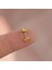 Gold Çelik Kalp Model Helix Piercing 2