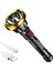 Süper Güçlü LED El Feneri Taktik Torch Dahili 18650 Pil USB Şarj Edilebilir Su Geçirmez Lamba Ultra Parlak Fener (Yurt Dışından) 1
