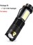 LED El Feneri 2000LM Q5 Mini LED El Feneri Torch AA/14500 Ayarlanabilir Zoom Odak Torch USB T6 Flaş Işığı 18650 Penlight (Yurt Dışından) 1