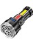 Güçlü Işık El Fenerleri LED Cob 4 Modu Açık Kamp Işık Taşınabilir Torch USB Şarj Edilebilir Yan Çalışma Işığı (Yurt Dışından) 1