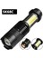 Mini LED El Feneri Torch Xp-G Q5 Dahili 14500 Pil Ayarlanabilir Yakınlaştırma Lambası Penlight Su Geçirmez Renkli Beyaz ve Uv Ampul Işık (Yurt Dışından) 1