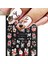 5d Kabartmalı Noel Nail Art Etiketler Kış Yeni Yıl Kırmızı Noel Baba Ağacı Penguenler Kardan Adam Kaydırıcılar Çıkartmaları Manikür Gljı-5d (Yurt Dışından) 1