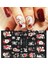 5d Kabartmalı Noel Nail Art Etiketler Kış Yeni Yıl Kırmızı Noel Baba Ağacı Penguenler Kardan Adam Kaydırıcılar Çıkartmaları Manikür Gljı-5d (Yurt Dışından) 3
