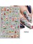 Kırmızı Noel Baba Nail Art Dekorasyon Çıkartması 2022 Benzersiz Çivi Penguen Kar Tanesi Kış Yeni Yıl 3D Kaydırıcılar Manikür Dekor SAF889 (Yurt Dışından) 5