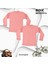 2 Li Paket Unisex Pamuklu Ligralı Yarım Balıkçı Yaka Çocuk Body 1