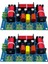 2x 200W Hoparlör Geçişi Çift Tiz+Orta Kademe+Bas 4 Yollu Bölücü (Yurt Dışından) 1