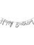 Markasız Happy Birthday Metalize Banner 1