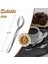 24 Parça Espresso Kaşığı, 4,7 Inç Paslanmaz Çelik Mini Kahve Kaşığı Tatlı Kaşığı (Yurt Dışından) 3