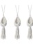 3x Boho Makrome Hava Tesisi Askı Tillandsia Asılı Sepet Halat Tutucu Çiçek Ev Dekor (13 Cm) (Yurt Dışından) 3