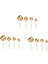 120 Adet Kek Toppers Mini Altın Top Cupcake Toppers Kek Süslemeleri Doğum Günü Düğün Parti Için Kek Dekorasyon Malzemeleri (Yurt Dışından) 1