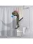 2x Komik Dinozor Duş Perdesi Banyo Perdesi Kanca ile Karikatür Banyo Dinozor Kumaş Duş Perdesi Çocuklar Için (Yurt Dışından) 2