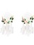 2x Dream Catcher Dıy Dekoratif Kolye Çiçek Dream Catcher Duvar Asılı Dekorasyon Düğün Dekor (Yurt Dışından) 2