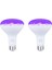 2x E26 15W Ultraviyole Uv Lamba Ampulü Floresan Algılama Lambası 220V/110V Ev Dj Parti Dekorasyon (Yurt Dışından) 2
