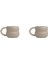 2x Seramik Kupa Sevimli Kahve Fincanı Iskandinav Ev Dekor El Yapımı Sanat Süt Çay Bardağı Ev Drinkware Kişiselleştirilmiş Çift B (Yurt Dışından) 1