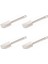 4x Kauçuk Uçlu Spatula 16IN 405MM Mutfak Pişirme Karıştırma Turner Gereçleri, Beyaz (Yurt Dışından) 1