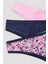 Bonbon Floral Çok Renkli 3lü Brazilian Külot 5