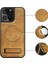 Apple iPhone 15 Plus Pu Deri Manyetik Çekim Braket Cep Telefonu Kılıfı (Yurt Dışından) 2
