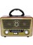 Ht 40BT Nostaljik Radyo Amp Bt Hoparlör 1
