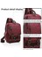 Vintage Sling Çanta Kanvas Crossbody Sırt Çantası Göğüs Çantası Omuz Çantası Kadınlar Için 12.17 Inç Tablet'e Uyar (Yurt Dışından) 4