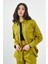 Olive Gabardin Ön Cep Detaylı Gömlek 1