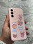 Samsung Galaxy M34 5g 3D Kabartma Emoji Figür Ayıcık Çiçek Kurdele Happy Good Luck Funny Heart 1