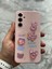 Samsung Galaxy M34 5g 3D Kabartma Emoji Figür Ayıcık Çiçek Kurdele Happy Good Luck Funny Heart 2