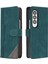 Samsung Galaxy Z Fold 3 Flip Cover Cüzdan Telefon Kılıfı ile Uyumlu, Kart Yuvalı ve Kickstand Fonksiyonlu (Yurt Dışından) 1
