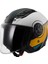 Aırflow 2 Cover Siyah-Beyaz-Gold Kask 1