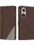 Huawei P50 Pro Flip Cover Cüzdan Telefon Kılıfı ile Uyumlu, Kart Yuvalı ve Kickstand Fonksiyonlu (Yurt Dışından) 1