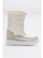 Vay Beyaz Fermuarlı Kadın Kar Botu 6