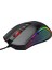 Crossfire V1 12800 Dpi Full Wide RGB Özel ABS Doku & Claw's Reflex Örgü Kablolu Gaming Mouse - Siyah 4