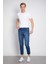 Boyfriend Jean Pantolon - Koyu Mavi 2
