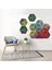 Kendinden Yapışkanlı Renkli Geometrik Altıgen Pvc Karo 27X31 cm 4