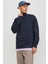 Jack & Jones Jcoblack Relaxed Fit Yarım Fermuarlı Sweat Erkek Sweat 12245404 1