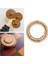 El Yapımı Craft Çantalar Için Yuvarlak Kalı Doğal Ahşap Tabanlı Kesimler 90MM (Yurt Dışından) 4