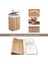 Bambu Çamaşır Sepeti - Mega Boy Katlanabilir Çamaşır Sepeti 40X30X60 cm Bej 72 Litre 5