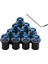 10 Üniversal Ön Cam Ön Iı 5mm Cı - , 16X5X16MM Mavi (Yurt Dışından) 1