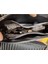 Kadın Siyah Beyaz Leopar Desenli El Askılı Portföy Clutch 4