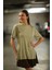 Yırtmaçlı Oversize T-Shirt 2