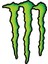 Quart Aksesuar 11 x 8 cm Monster Sticker Motor Araba Kask Laptop Sticker 1