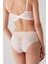 Ekru 4792002 Yüksel Belli Dantelli Tekli Slip (Ağ Kısmı Pamuklu) 3